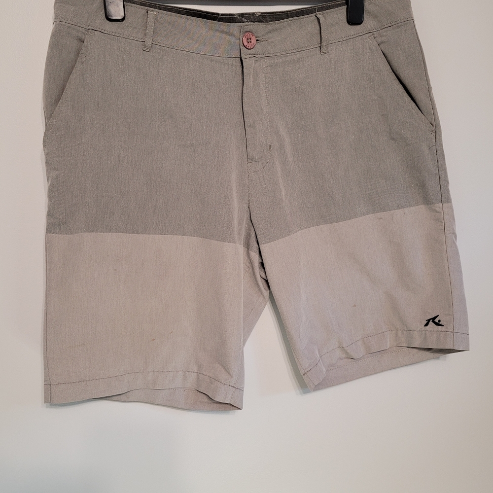 Rusty Grey Two Toned Shorts